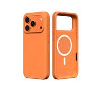 RHINOSHIELD Phone Case Compatible with MagSafe for iPhone 17 Pro Max | SolidX - Reinforced Shock-Absorbing Protection, Minimal and Slim Design with Military Grade Drop Protection - Neon Orange