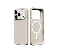RHINOSHIELD Phone Case Compatible with MagSafe for iPhone 17 Pro | SolidX - Reinforced Shock-Absorbing Protection, Minimal and Slim Design with Military Grade Drop Protection - Shell Beige