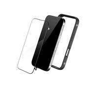 RHINOSHIELD RhinoBuff FPS Precision Kit Compatible with [iPhone 16 Pro Max] | Gaming Controller Bumper Case with Matte Screen Protector, Sensor Button for PUBG, Optimal Ventilation - Black