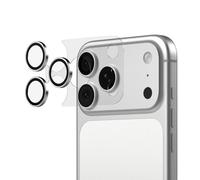 RHINOSHIELD Silver Camera Lens Protectors + Lens Base Protector Compatible with iPhone 17 Pro Max | All Round Protection, Scratch Resistant, Alignment Tool Included