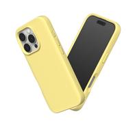 RHINOSHIELD SolidSuit Case Compatible with [iPhone 16 Pro] | Shock Absorbent Slim Design Protective Cover with Premium Matte Finish, Camera Control Cutout Design - Lemon Custard
