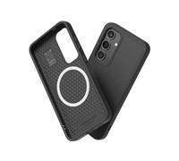RHINOSHIELD SolidSuit Case Compatible with Magsafe for [Galaxy S24] | Shock Absorbent Slim Design Protective Cover with Premium Matte Finish 3.5M / 11ft Drop Protection - Classic Black