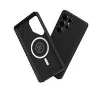 RHINOSHIELD SolidSuit Case Compatible with Magsafe for [Galaxy S25 Ultra] | Shock Absorbent Slim Design Protective Cover with Premium Matte Finish 3.5M / 11ft Drop Protection - Classic Black