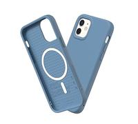 RHINOSHIELD SolidSuit Case Compatible with Magsafe for [iPhone 12 mini] | Shock Absorbent Slim Design Protective Cover with Premium Matte Finish 3.5M / 11ft Drop Protection - Tide Blue