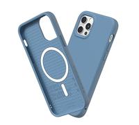 RHINOSHIELD SolidSuit Case Compatible with Magsafe for [iPhone 12 Pro Max] | Shock Absorbent Slim Design Protective Cover with Premium Matte Finish 3.5M / 11ft Drop Protection - Tide Blue