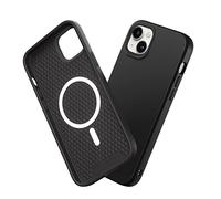 RHINOSHIELD SolidSuit Case Compatible with Magsafe for [iPhone 14 Plus] | Shock Absorbent Slim Design Protective Cover with Premium Matte Finish 3.5M / 11ft Drop Protection - Classic Black