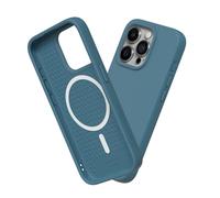 RHINOSHIELD SolidSuit Case Compatible with Magsafe for [iPhone 15 Pro Max] | Shock Absorbent Slim Design Protective Cover with Premium Matte Finish 3.5M / 15 Pro Maxft Drop Protection - Ocean Blue