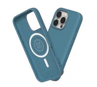 RHINOSHIELD SolidSuit Case Compatible with Magsafe for [iPhone 16 Pro Max] | Shock Absorbent Slim Design Protective Cover with Premium Matte Finish, Camera Control Cutout Design - Ocean Blue