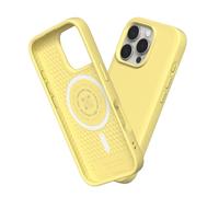 RHINOSHIELD SolidSuit Case Compatible with Magsafe for [iPhone 16 Pro] | Shock Absorbent Slim Design Protective Cover with Premium Matte Finish, Camera Control Cutout Design - Lemon Custard
