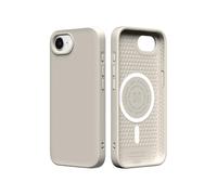 RHINOSHIELD SolidSuit Case Compatible with Magsafe for iPhone 17e / 16e | Shock Absorbent Slim Design Protective Cover with Premium Matte Finish 3.5M / 11ft Drop Protection - Shell Beige