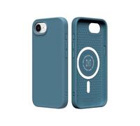 RHINOSHIELD SolidSuit Case Compatible with Magsafe for iPhone 16e | Shock Absorbent Slim Design Protective Cover with Premium Matte Finish 3.5M / 11ft Drop Protection - Ocean Blue