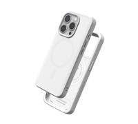 RHINOSHIELD Case Compatible with Magsafe for iPhone 15 Pro Max | SolidX - Reinforced Shock-Absorbing Slim Design Protective Cover with 3.5M / 11ft Drop Protection - Classic White