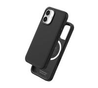 RHINOSHIELD Case Compatible with Magsafe for iPhone 16 | SolidX - Reinforced Shock-Absorbing Slim Design Protective Cover with 3.5M / 11ft Drop Protection - Classic Black