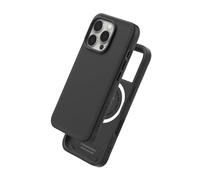 RHINOSHIELD Case Compatible with Magsafe for iPhone 16 Pro | SolidX - Reinforced Shock-Absorbing Slim Design Protective Cover with 3.5M / 11ft Drop Protection - Classic Black
