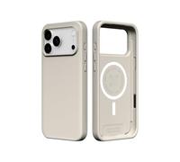 RHINOSHIELD Phone Case Compatible with MagSafe for iPhone 17 Pro Max | SolidX - Reinforced Shock-Absorbing Protection, Minimal and Slim Design with Military Grade Drop Protection - Shell Beige