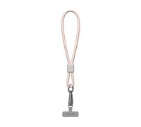 RHINOSHIELD Waterproof and Durable TPU Wrist Phone Lanyard | Easy to Adjust, Charm, Durable Strap, Various Colors(Landyard Card Included) - Pale Pink