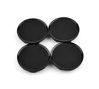 RhinoTuning 2.0" / 52mm Snap-on Wheel Centre Caps Black 4 Pack