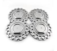 RhinoTuning 4 PCS 168 mm Wheel Center Caps Compatible With BBS RS/BBS STYLE 5 / AVID.1 AV05 /STR Racing STR 606 / ESM 002R, OD: 6.61 in / 168 mm Silver Hub Caps
