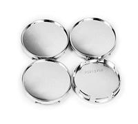 RhinoTuning 4 PCS 60 mm Wheel Center Caps Compatible With Quattroporte GranTurismo GranSport Ghibli Levante, OD: 2.36" / 60 mm ID: 2.28" / 58 mm Chrome Hub Caps Wheel Trims