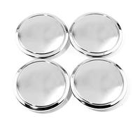 RhinoTuning 4 PCS 69 mm Wheel Center Caps Compatible With A3 A4 A5 A7 Q3 S5, OD: 2.72 in / 69 mm ID: 2.19 in / 55.6 mm Chrome Hub Caps Wheel Trims