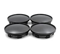 RhinoTuning 4 pcs 69mm Center Hub Cap 56mm Wheel Caps Car Centre Cap 2.71in Wheel Caps Wheel Center Cap for R-Line SEL?S?SE (Black)