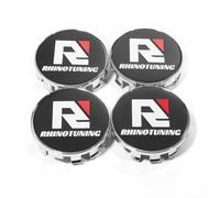 RhinoTuning 4 PCS 70 mm Wheel Center Caps With Private Brand Stickers Compatible With Armada 16" Frontier Xterra Titan Pathfinder, OD: 2.76" / 70 mm ID: 2.56" / 65 mm Chrome Hub Caps Wheel Trims
