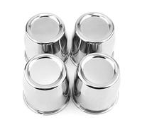 RhinoTuning 4 Pcs Set 3.13" Wheel Centre Cap OD 86mm ID 80mm Centre caps Hub Caps Wheel Hub Centre Covers Hub Covers for 3.13" trailer/truck rims center bore 3.31" tall (Chrome)