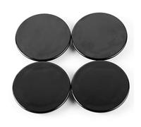 Rhinotuning 4 pcs wheel center cap OD 69mm ID 48.73mm hub centre caps black wheel caps for 09.24.030 09.24.036
