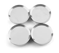 RhinoTuning 4pcs Car Wheel Covers ID 66mm OD 55.4mm Wheel Hub Cap Hub Centre Caps for 3B7601171 5G0601171 Touareg Passat