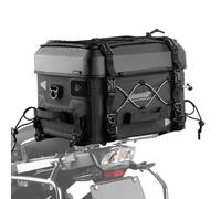 Rhinowalk 36L Motorcycle Tail Bag Hard Shell Top Case Lightweight Waterproof Rear Trunk with MOLLE System & Quick-Release Mounting - Touring Adventure Case