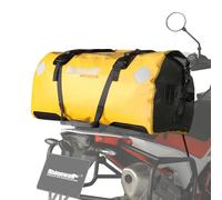 Rhinowalk 65L Waterproof Duffle Dry Bag - Motorcycle Tail & Seat Bag, Rear Rack & Trunk Compatible - Camping, Boating, Bicycling, Travel (Yellow)
