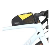 Rhinowalk Bicycle Top Tube Bag Bike Front Frame Bag Waterproof Bolt-On Screw Cycling Accessories Upper Pipe Nylon Pouch Pack for Mountain Road Bike(Yellow)