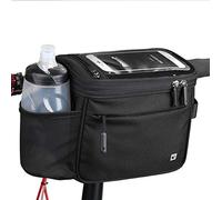Rhinowalk Bike Handlebar Bag Bike Front Bag Bicycle Basket Lunch Box with Touch Screen Shoulder Strap Professional Cycling Accessories