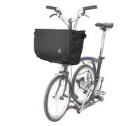 Rhinowalk Bike Handlebar Bag for Brompton Folding Bike Quick Release Bicycle Front Bag with Shoulder Strap Rain Cover for Urban Cycling