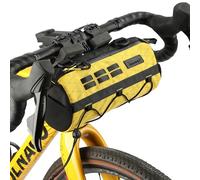 Rhinowalk Bike Handlebar Bag Waterproof Bicycle Front Bag Frame Storage Roll Bag Mountain Road Bikes Commuter Shoulder Bag Professional Cycling Accessories-Yellow