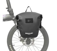Rhinowalk Bike Pannier Bag Traveler Series Waterproof Bicycle Rear Rack Bags, Lightweight 840D Nylon,Quick Released Hook, Cycling Accessories for Long Distance Riding(Black,6L)