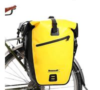 Rhinowalk Bike Pannier Bag Waterproof 25L Postman Saddle Bag Laptop Pannier Rack Bicycle Bag Professional Cycling Accessories-Yellow