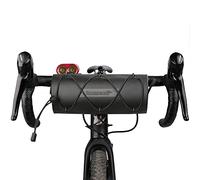 Rhinowalk Bike Waterproof Handlebar Bag Bicycle Front Bag Frame Storage Mountain Road Bikes Professional Cycling Accessories-Black