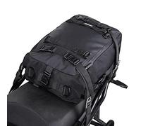 Rhinowalk Motor Pannier Bag 10/20/30L Multifunctional Waterproof Rear Rack Trunk Motorcycle Seat Bag, Black 20L