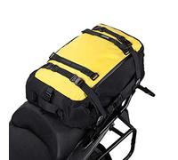Rhinowalk Motor Pannier Bag 10/20/30L Multifunctional Waterproof Rear Rack Trunk Motorcycle Seat Bag, Yellow 30L