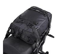 Rhinowalk Motor Saddle Bag Motorcycle Pannier Bag Waterproof Multifunctional Rear Rack Trunk Seat Bag (Black 20L)