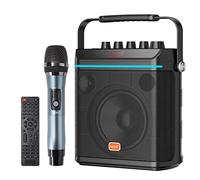 RHM K111 Karaoke Machine for Adults with Remote Control,Karaoke Speaker with Disco Light