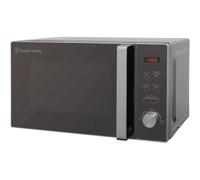 Russell Hobbs RHM2076S-AZ 20 Litre 800 W Silver Digital Solo Microwave with 5 Power Levels, Automatic Defrost, 8 Auto Cook Menus, Clock and Timer, Easy Clean