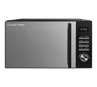 Russell Hobbs RHM2346B Black 23L Digital Microwave Oven 900W Family Microwave with Auto Cook Programmes & Defrost Functi