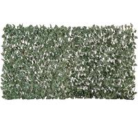 RHMM Artificial Maple Leaf Fence Screen on Expanding Willow Trellis, 1m x 2m Ivy Hedge Privacy Screening for Garden, Balcony, Patio, Wall Decor, Indoor Outdoor