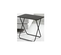 RHMM Small Folding Side Table Portable TV Tray Table with Metal Legs, Compact Coffee Table & Sofa Laptop Desk for Drinks, Snacks & Small Spaces