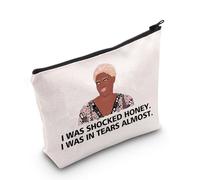 RHOA Makeup Bag Nene Fans Gifts Housewives Gifts I was Shocked Honey I was in Tears Almost Reality TV Show Zipper Bag (IWas UK)