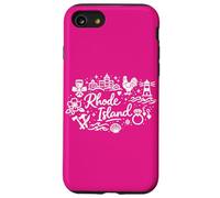 Rhode Island Cute Doodle Vacation Group Matching Case for iPhone SE (2020) / 7/8