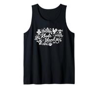 Rhode Island Cute Doodle Vacation Group Matching Tank Top