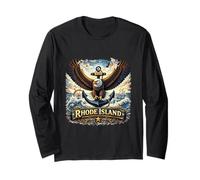 Rhode Island Eagle Maritime Heritage State Long Sleeve T-Shirt